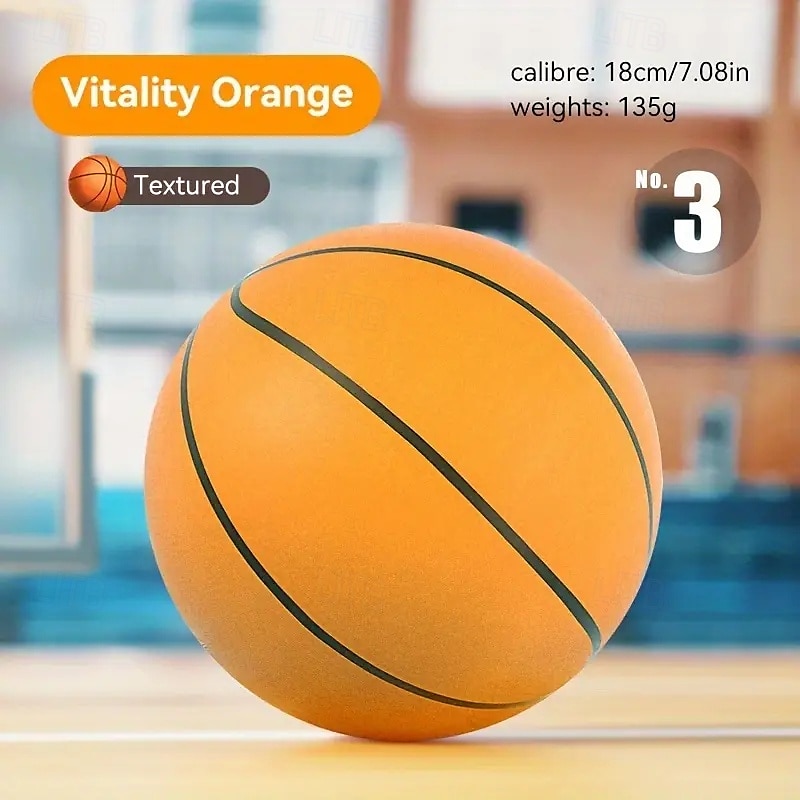 palla da gioco silenziosa ad alta elasticità, divertimento senza rumore, palla da gioco silenziosa per bambini - alta elasticità &basket in spugna solida! regalo di natale di halloween regalo di del 2025 a $38.99 –P2