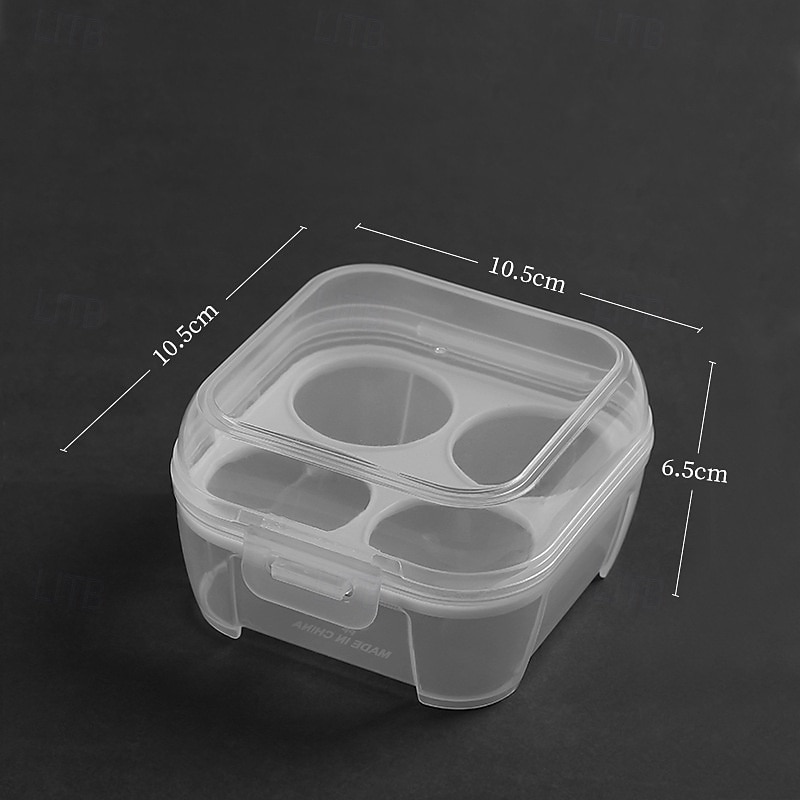 1 porta-ovos para camping - recipiente à prova de choque comporta 6 ovos para caminhadas &mochilando de 2025 por $4.99 –P3