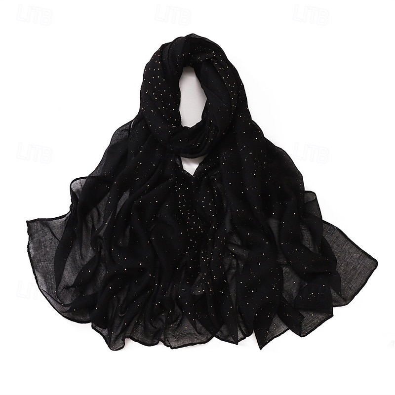 mode simple bali gaze ciel étoilé forage chaud longue écharpe respirante douce femme foulard écharpe cape extérieur de 2025 ? $21.99 –P11