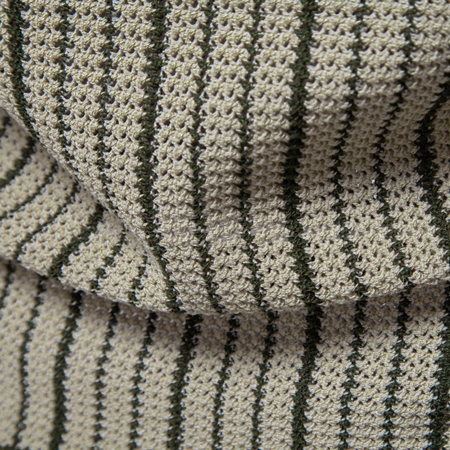 Męskie Gra polo Dzianina polo Formalny Praca Wieczorne Krótki rękaw Prążki Pionowe paski Stripe-Trim Pasek Wiosna Zielony Khaki Gra polo 2025 - $30.99 –P15