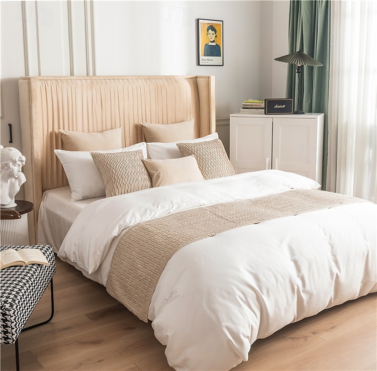 Sänglöpare sängsjaal sammet dekorativ sängsjaal för hem hotell sängöverdrag sjalar skydd modern solid sänglöpare för foten av säng hem sovrum sängklädesdekoration 2025 - $13.99 –P16