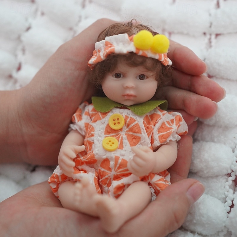 bambole reborn gemelle in miniatura realistiche realizzate a mano in silicone con sorpresa, accessori inclusi per bambini dai 3 ai 6 anni - set di bambole neonato realistiche del 2025 a $61.99 –P15