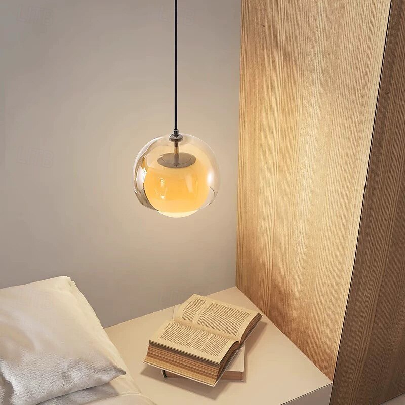 20 cm Proiectare glob Design cerc / rotund Design Lanternă Lumini pandantiv Metal Sticlă Stil Artistic Stil modern Clasic Epocă Țara 110-120V 220-240V 2025 - $160.99 –P1