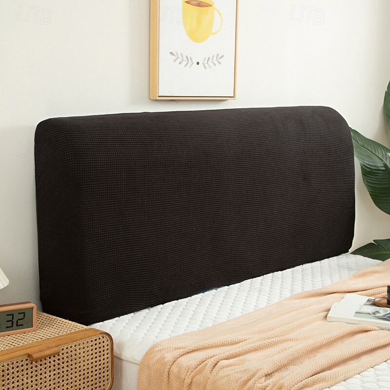 Elastic Double Bed Headboard Cover Corn Velvet for Bed Room Hotel Protection Dust Bedhead Cover 2025 - $19.99 –P6