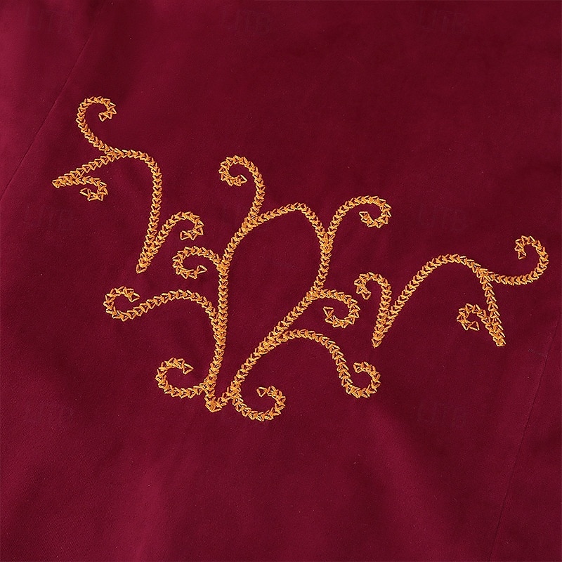 Retro / vintage Średniowieczne Renesansowa Płaszcz Frak Książę Wampir Szlachcic Żakard Strój na bal maskowy Męskie Królewski Steampunk Halloween Karnawał Bal maskowy Karnawał Spektakl LARP Dla 2025 - $65.99 –P9