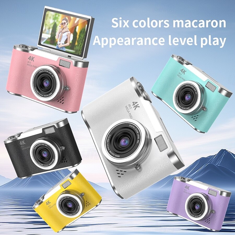 HD Digital Cameras 4K 1080p Easy to Use Rotatable 2.4 Lcd Screen  CCD Camera 2025 - $52.99 –P17