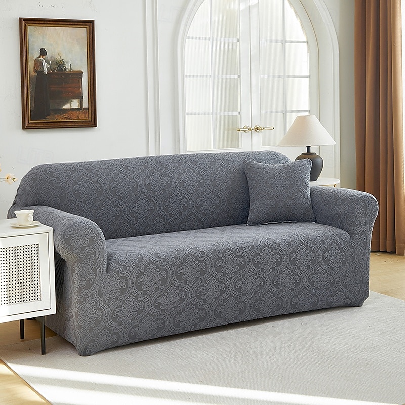 Elastic Jacquard Fabric Sofa Cover Stretch Couch Cover Sectional L Shape Sofa Slipcover Corner Case for Living Room 1/2/3/4 Seat 2025 - $42.99 –P19