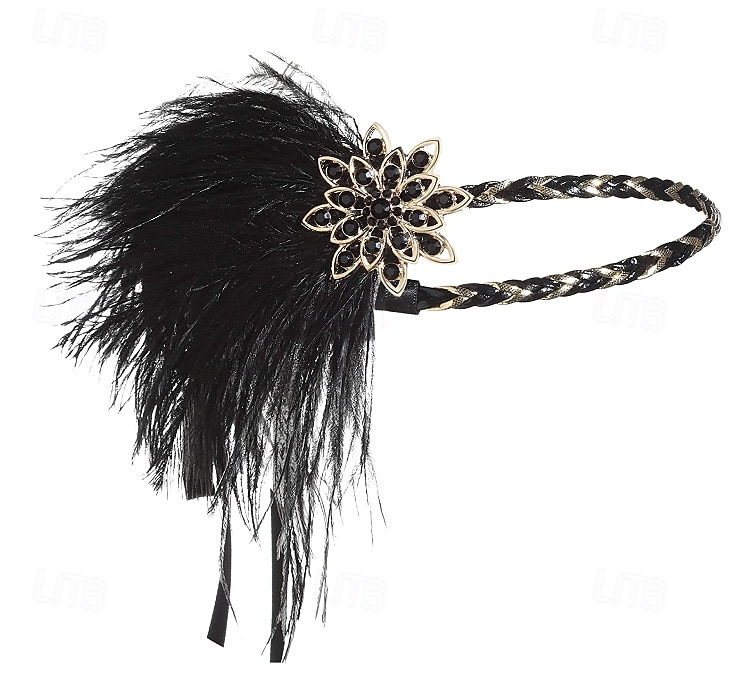 De livlige 20-årene 1920-tallet Hatter Den store Gatsby Charleston Dame Nytt År Maskerade Fest Utdrikningslag Voksne Hatt 2025 - $13.99 –P5