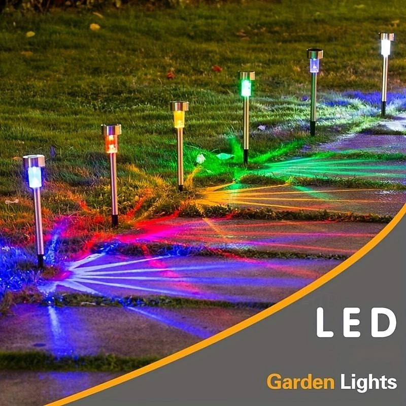 5 Pcs Outdoor Solar Small Tube Lamp Courtyard Garden Path Fence Lawn Wedding Festival Atmosphere Decorative Lamp 2026 - $13.49 –P1