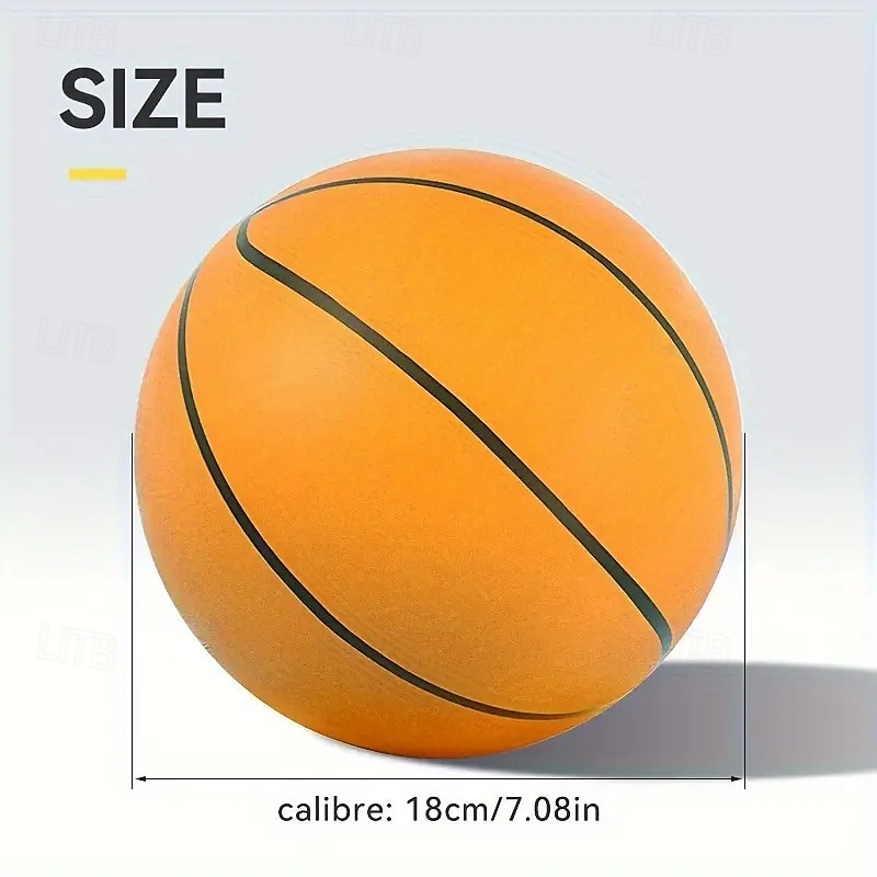 palla da gioco silenziosa ad alta elasticità, divertimento senza rumore, palla da gioco silenziosa per bambini - alta elasticità &basket in spugna solida! regalo di natale di halloween regalo di del 2025 a $38.99 –P6