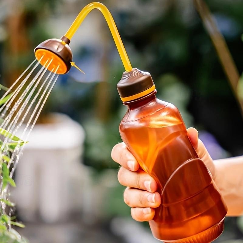 annaffiatoio con doccetta staccabile - ugello lungo flessibile, grilletto a pressione, irrigatore per piante in plastica trasparente per interni &giardinaggio all'aperto del 2025 a $6.99 –P5