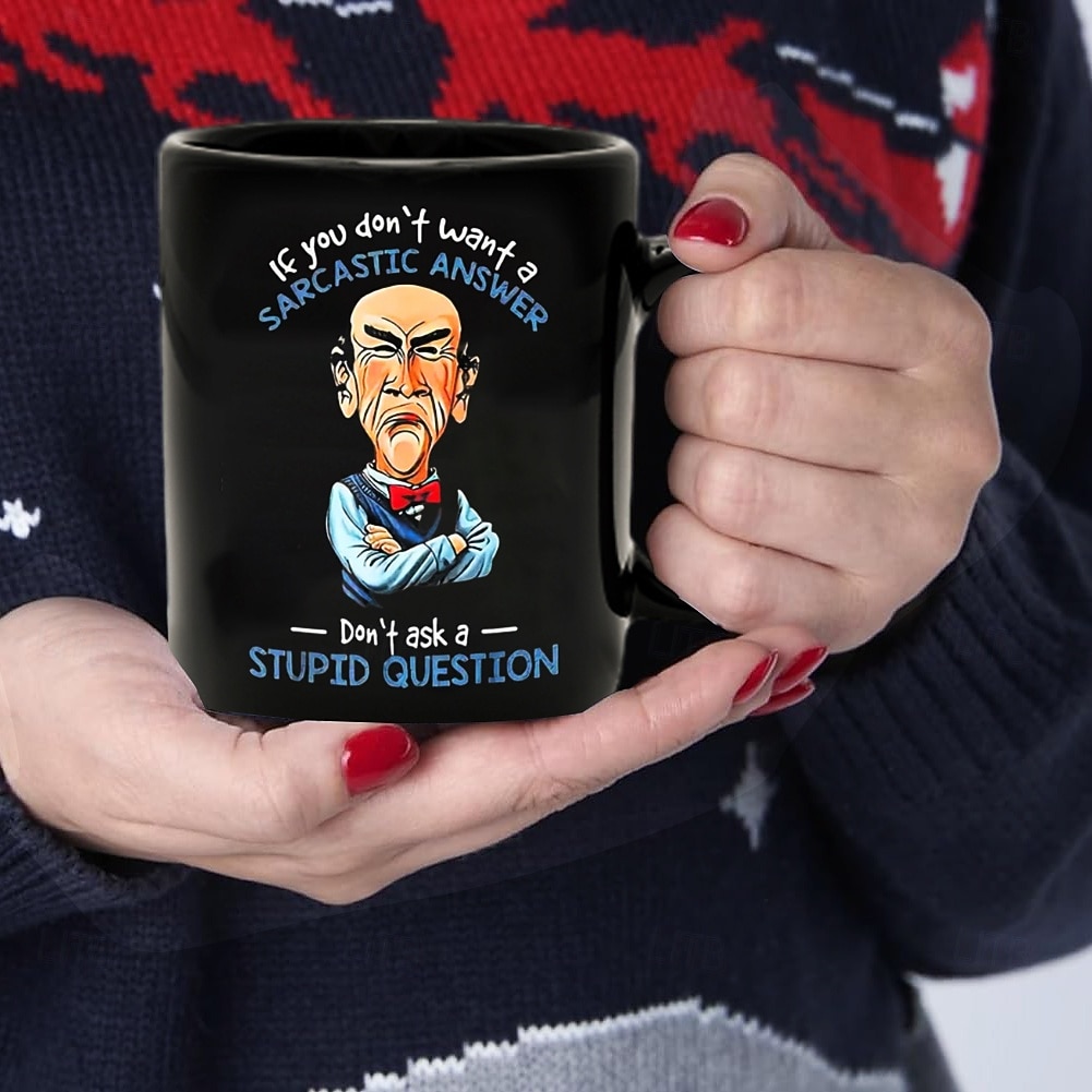 Kaffeetasse, schwarze Retro-Vintage-Keramiktasse mit Grafikdesign, 12 oz/330 ml, perfektes Geschenk für Freunde, Muttertag, Hochzeit 2026 - $16.99 –P1