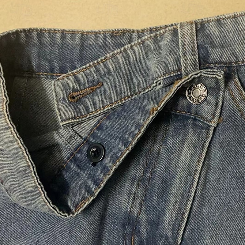 Damskie Spódnica Długa spódnica Denimowa spódnica midi Moda Codzienny Maxi Wysoka talia Spódnice Równina Długie Rozdwojonych końcówek Wyjściowe Codzienne Niebieski Lato Poliester 2025 - $23.99 –P4