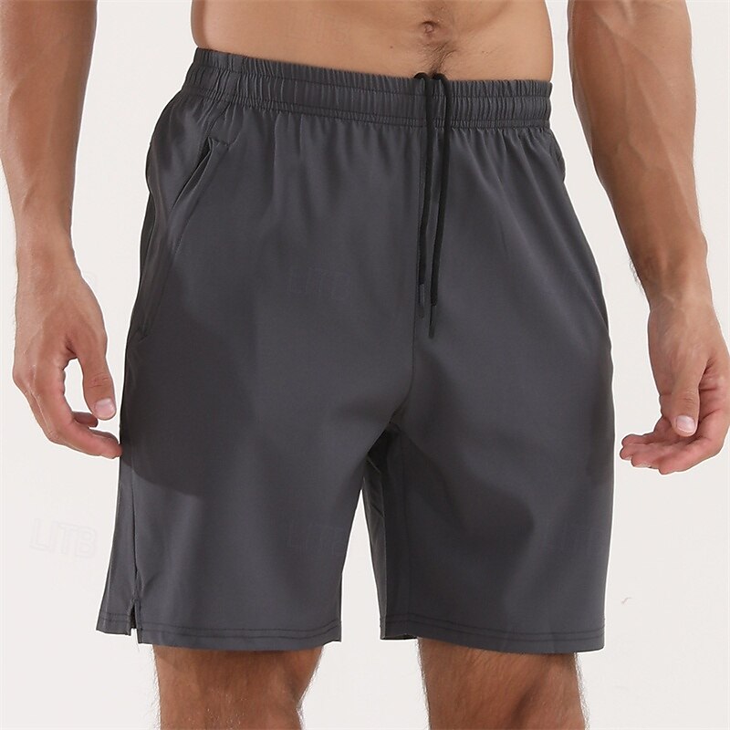 Herren Sportliche Shorts Shorts Kurze Hosen Kurze Sporthose Kurze Sporthose Sport Shorts Tasche Kordelzug Elastische Taille Glatt Komfort Schnelltrocknend Kurz Sports Outdoor Täglich Ausgehen Modisch 2025 - $20.99 –P9