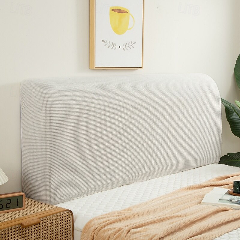 Elastic Double Bed Headboard Cover Corn Velvet for Bed Room Hotel Protection Dust Bedhead Cover 2025 - $19.99 –P3