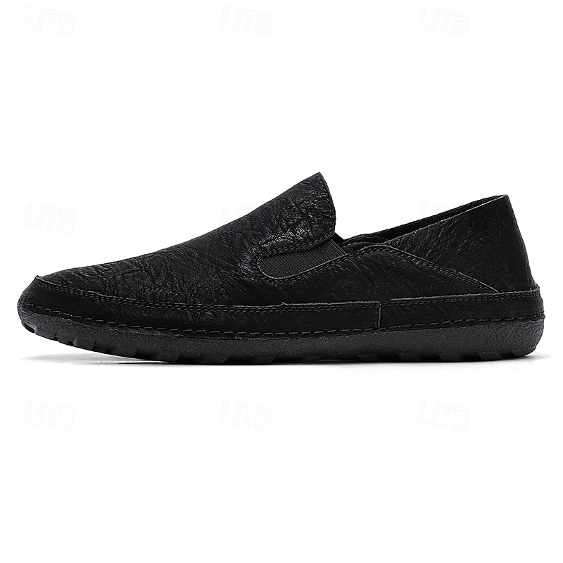 Mocassins en similicuir pour hommes – chaussures décontractées confortables avec côtés élastiques pour un usage quotidien et des activités de plein air de 2025 ? $42.99 –P3