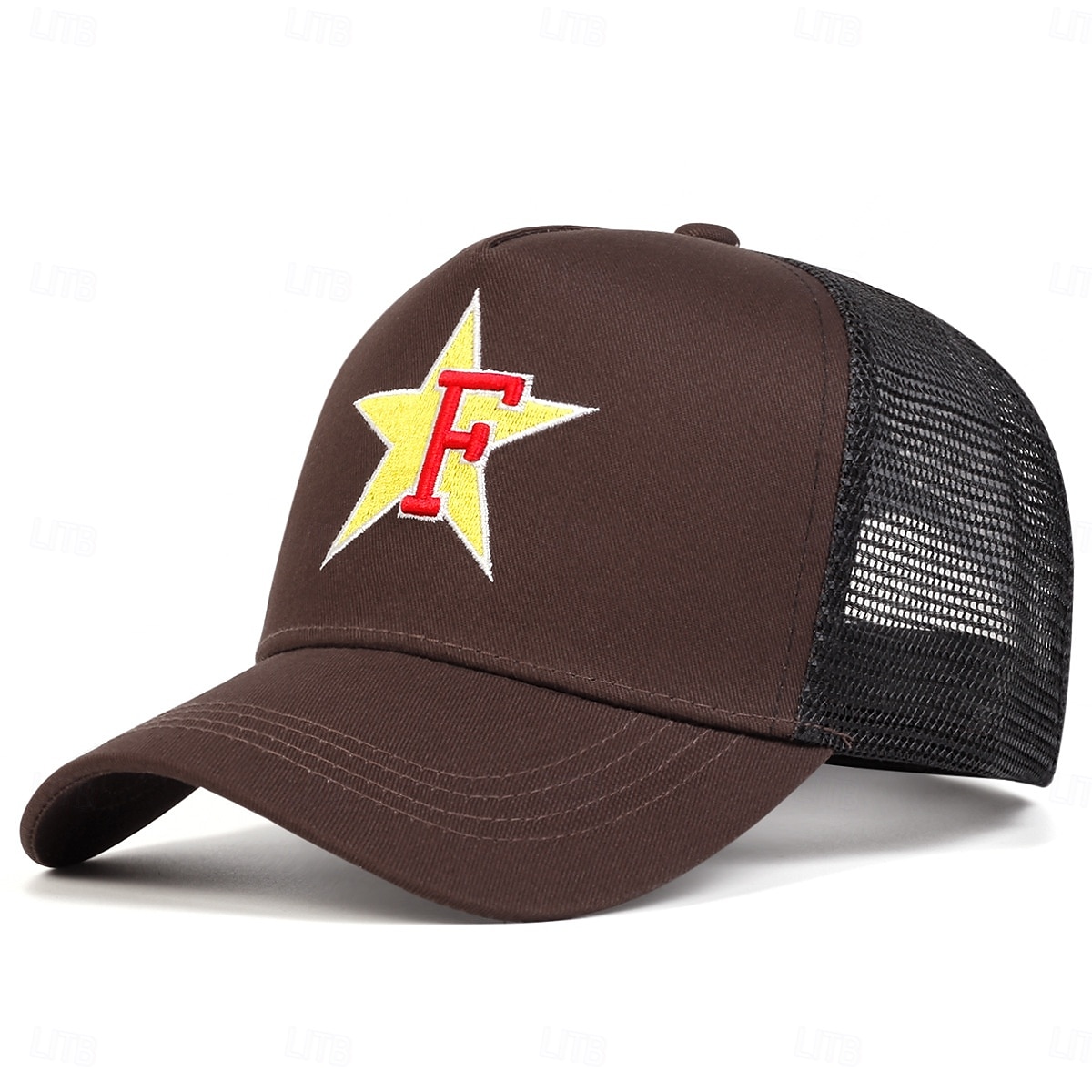 Herren Cap Basecap Sonnenhut Kappe Mesh-Kappe Schwarz Blau Poly / Baumwollmischung Einstellbar Modisch Freizeitskleidung Festival Buchstabe Sterne Lässig / Alltäglich 2025 - $7.99 –P7