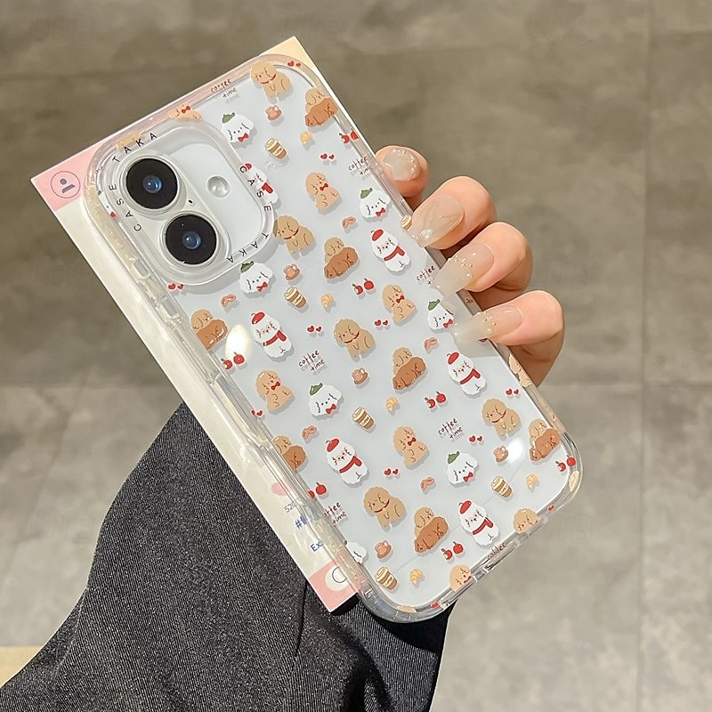 2025年 電話 ケース 用途 iPhone 16 iPhone 16プロ iPhone 16 Proマックス iPhone15 iPhone 15 Pro Max iPhone 14 Pro Max バックカバー 耐衝撃 カートゥン TPU アクリル  コレクション – $15.99 –P5