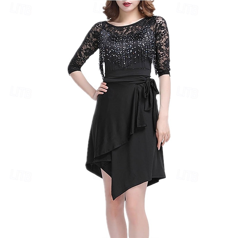 γυναικεία φορέματα λάτιν σάλσα ταγκό πατινάζ μαντίλι χορού κούνια ρούμπα chacha χωλ κοστούμι 2026 - $33.99 –P5