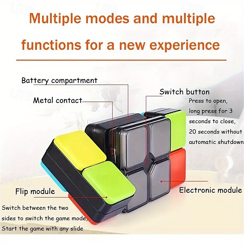 2025年 電子インテリジェント音楽マジックキューブ教育親子インタラクションパズルキューブおもちゃ電動ジグソーキューブクリスマスハロウィーン感謝祭ギフト コレクション – $92.99 –P10
