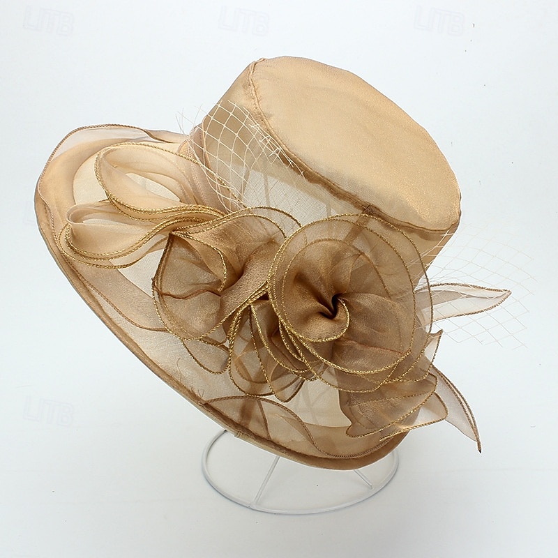 Klobouky Polyester Sluneční klobouk Ležérní Dovolená Plážové Elegantní Vinobraní Roztomilý S Květiny Přílba Pokrývky Hlavy 2026 - $16.49 –P7