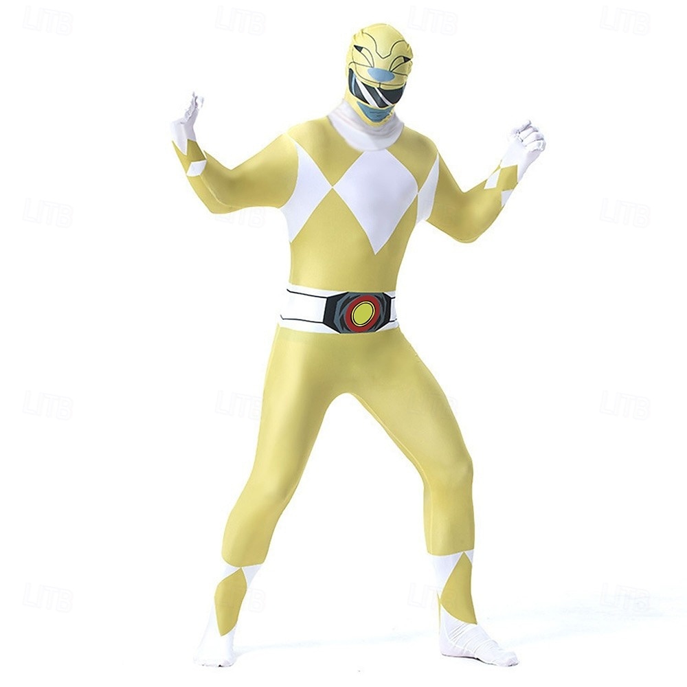 Tommy Oliver Kimberly Hart Trini Kwan Szerepjáték Jelmezek Kezeslábas Szerepjáték Mindszentek napja for Férfi Női Fiú Gyermek Felnőttek Mindszentek napja Farsang Álarcos mulatság Esemény / Buli 2026 - $34.99 –P7