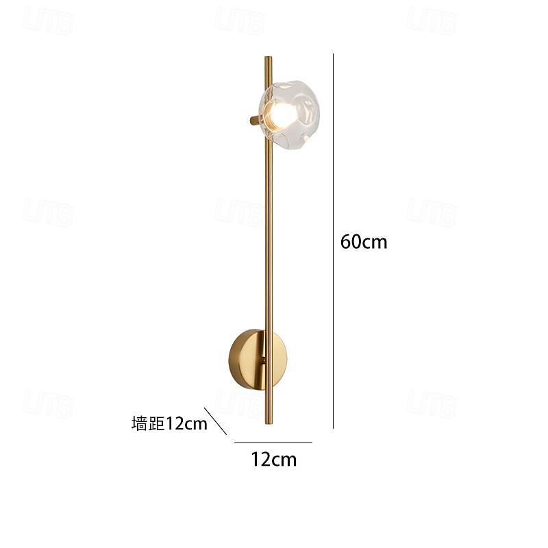 Modern Minimalist Wall Sconce Globe Design for Bedroom Lighting 220-240V 2025 - $168.99 –P7
