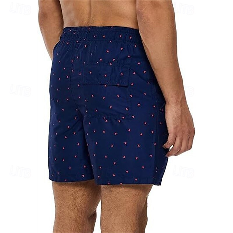 Men's Swim Trunks Swim Shorts 4-Way Stretch Fabric Board Shorts Bottoms Drawstring with Pockets Swimming Surfing Beach Water Sports Printed Summer Spring 2025 - $12.99 –P3