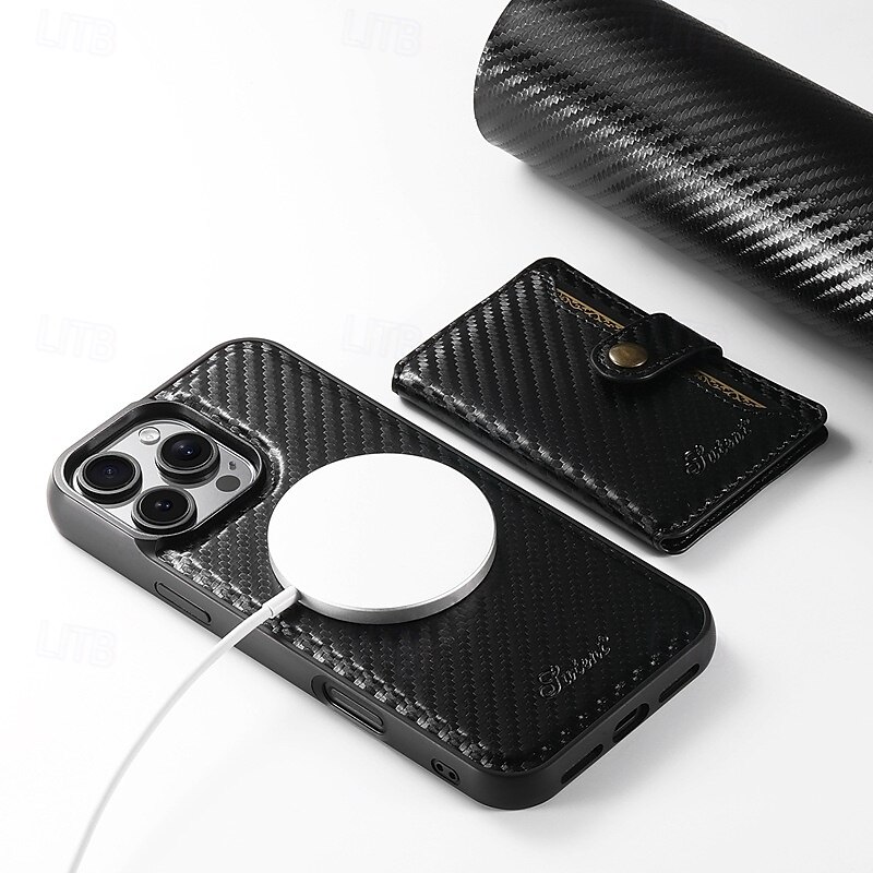 2025年 電話 ケース 用途 iPhone 16 Pro Max プラス iPhone 15 プロマックスプラス iPhone 14 13 12 Pro Max Plus バックカバー スタンド付き 磁石バックル ワイヤレス充電をサポート レトロ風 TPU PC PUレザー コレクション – $24.99 –P6