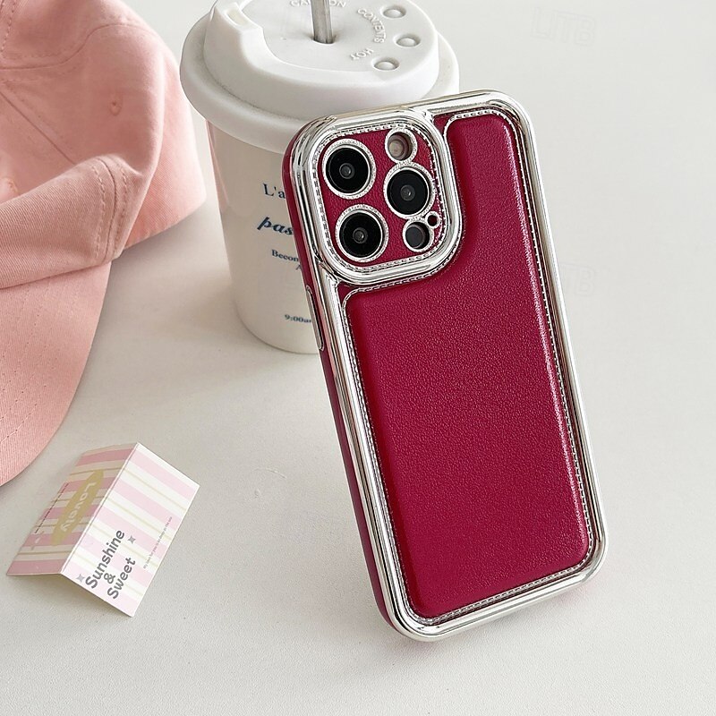 τηλέφωνο tok Για iPhone 16 Pro Max Plus iPhone 15 Pro Max Plus iPhone 14 13 12 11 Pro Max Plus Mini Πίσω Κάλυμμα Ανθεκτική σε πτώσεις Ρετρό TPU Επιμετάλλωση 2025 - $13.99 –P14