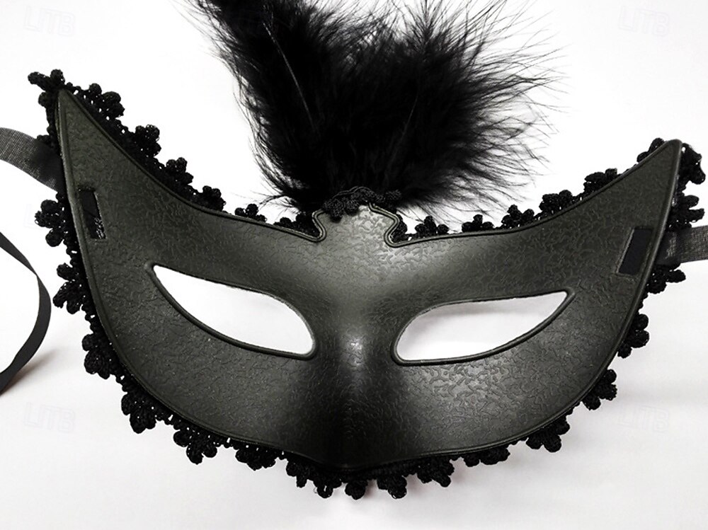 Karnevalová maska Maska Halloween rekvizity Dospělé Dámské Poloviční obličej Výkon Párty Plesová maškaráda Karneval Mardi Gras Jednoduchý karnevalový kostým 2025 - $12.49 –P13