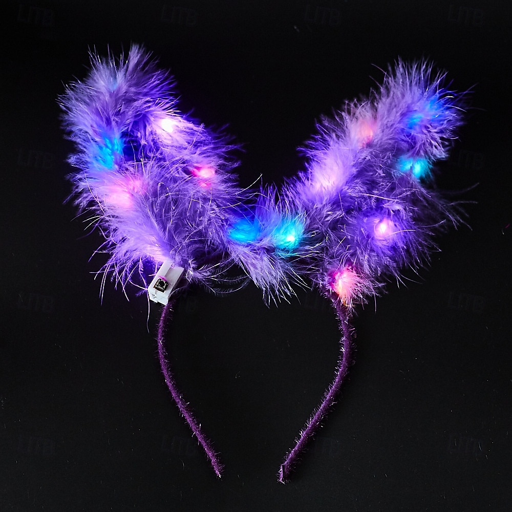 Carnival LED Light-Up Flower Crown Headband, Glowing Hair Hoop for Women, Girls, Kids Festival, Concert, Party & Costume Accessory 2026 - kr.90 –P2
