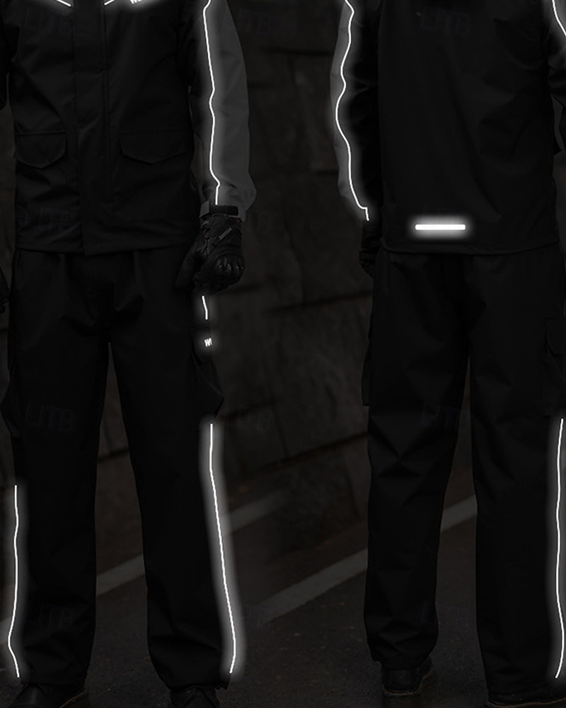 WOSAWE Men's Cycling Pants Bike Pants Bike Pants / Trousers Bottoms Relaxed Fit Sports Waterproof Reflective Strips Black Clothing Apparel Bike Wear 2025 - $37.59 –P2