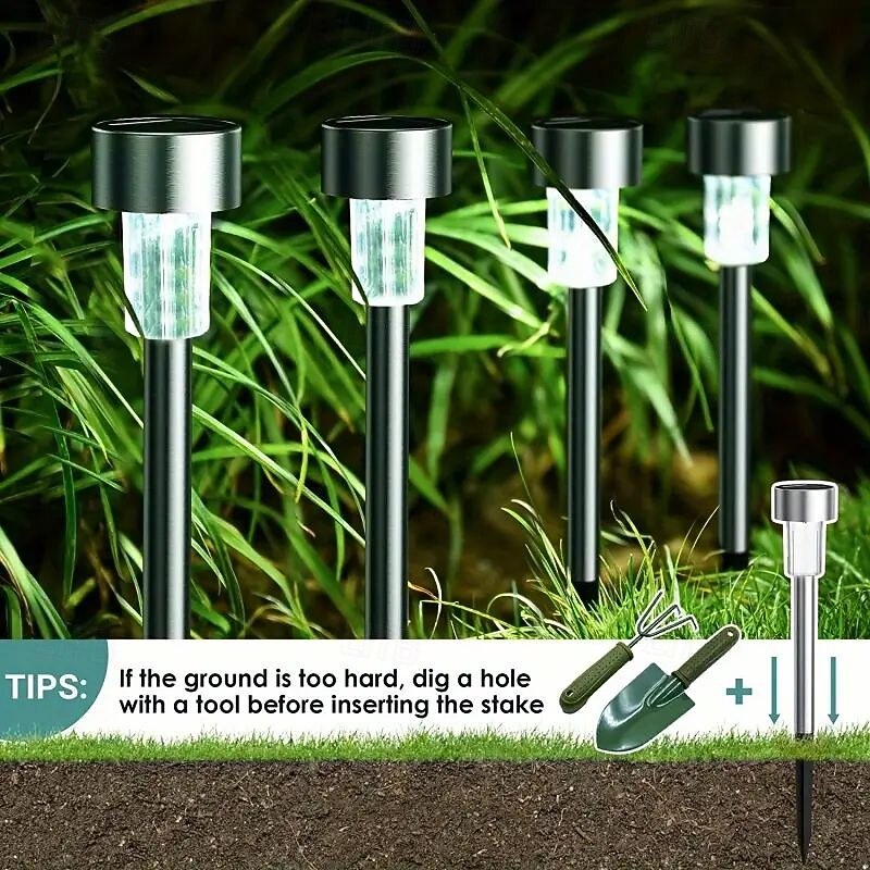 5 Pcs Outdoor Solar Small Tube Lamp Courtyard Garden Path Fence Lawn Wedding Festival Atmosphere Decorative Lamp 2026 - $13.49 –P14