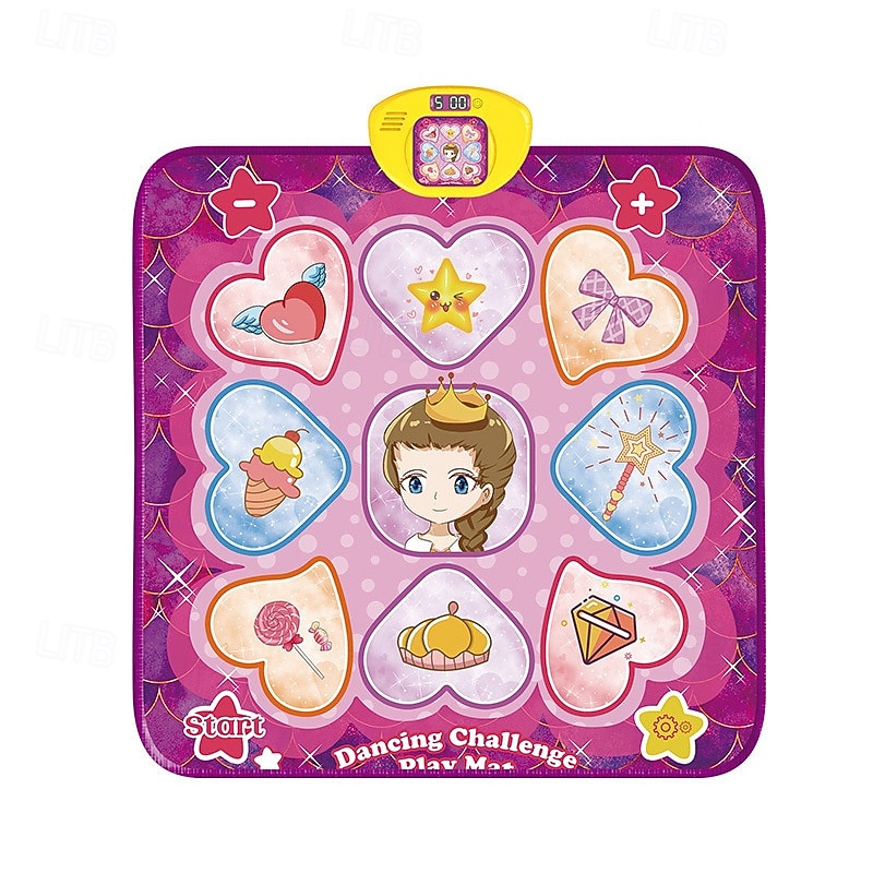 Dance Mat - 9 Keys Light Up Electronic Dance Mat Dolls Princess Girl Toys Kids Musical Mat Dance Floor Mat Birthday Gift For 3 5 7 9 10 Years Old And Up Girls Christmas Gift 2026 - $54.99 –P4
