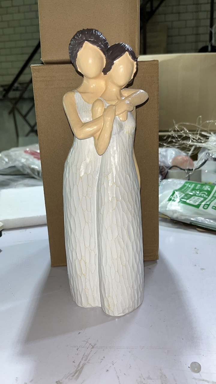 varig vennskap harpiks hjerte-søster statue - perfekt for jul, takksigelse, valentinsdag, morsdag  & konfirmasjonsgaver 2025 - $20.99 –P5