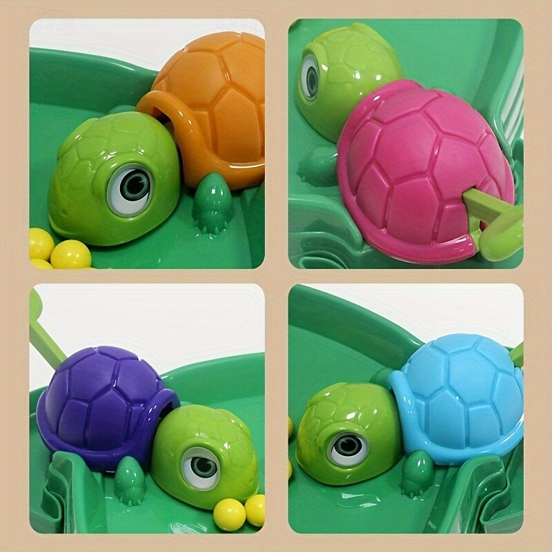 1 set di gioco da tavolo multigiocatore Hungry Little Turtle per l'interazione genitore-figlio, giocattolo educativo, regalo di gioco per Natale e Halloween del 2025 a $31.99 –P4