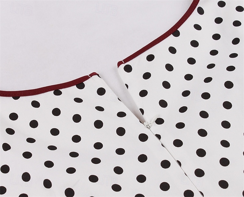 Retro Vintage 1950s Dress Swing Dress Polka Dot Women's Carnival Masquerade Daily Wear Bachelorette Party Adults' Dress Homecoming Dresses 2025 - $34.99 –P10