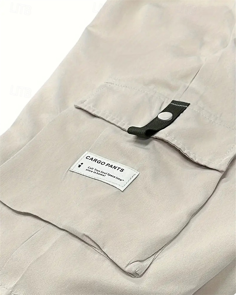 Ανδρικά Σορτς φορτίου Καλοκαιρινό σορτς σορτς κάπρι Κορδόνι Ελαστική μέση Πολλαπλή τσέπη Σκέτο Άνεση Φοριέται Μήκος μοσχάρι ΕΞΩΤΕΡΙΚΟΥ ΧΩΡΟΥ Αθλημα Καθημερινά Μοντέρνα Καθημερινό Μαύρο Χακί 2026 - $26.99 –P3