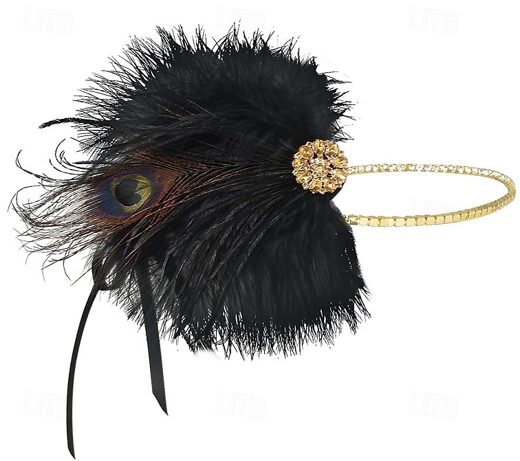 De livlige 20-årene 1920-tallet Hatter Den store Gatsby Charleston Dame Nytt År Maskerade Fest Utdrikningslag Voksne Hatt 2025 - $13.99 –P2