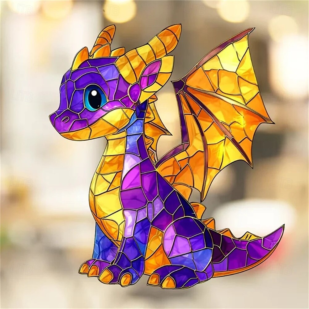 pandantiv din acrilic artă din seria dragonului starfire - decor pandantiv mașină 2025 - $19.99 –P3