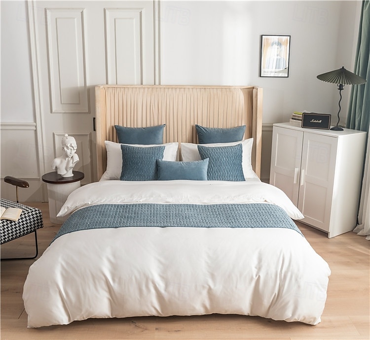 Sänglöpare sängsjaal sammet dekorativ sängsjaal för hem hotell sängöverdrag sjalar skydd modern solid sänglöpare för foten av säng hem sovrum sängklädesdekoration 2025 - $13.99 –P19