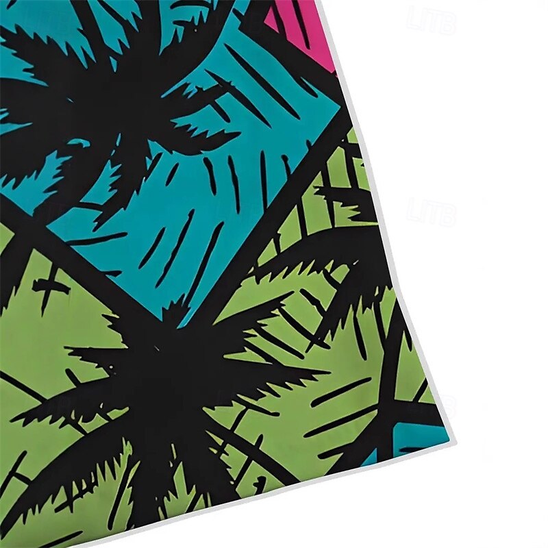 Homens Calção Justo de Natação Shorts de Natação Tecido elástico de 4 vias Bermuda de Surf Calças Com Cordão Com bolsos Natação Surfe Praia Esportes Aquáticos Tropical Estampado Verão Primavera de 2025 por $12.99 –P4