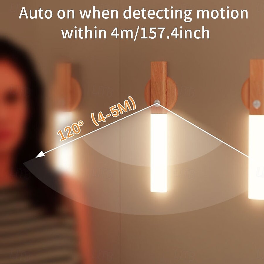 Portable Power Bar Light Wall-Mounted Motion Sensor Night Light Minimalist Romantic Handheld Atmosphere Lighting for Indoor and Outdoor Use 2025 - $19.49 –P1