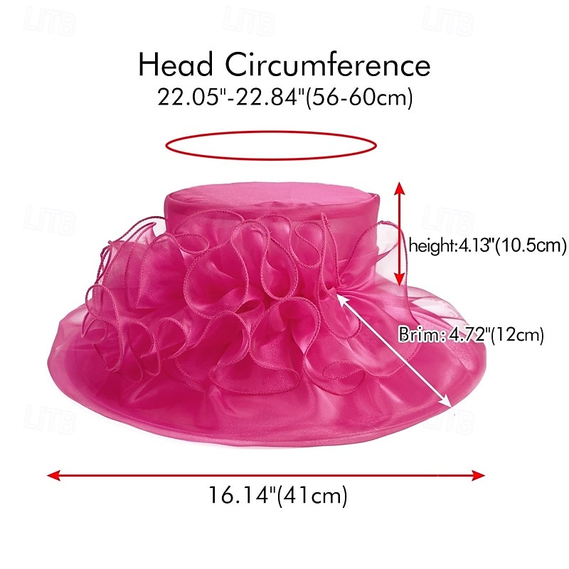 1950s Retro Vintage Derby Hat Church Hat Kentucky Derby Hat Gentlewoman Noblewoman Women's Valentine's Day Derby Ascot Horse Racing Festival Adults' Hat Spring & Summer 2026 - $26.99 –P6