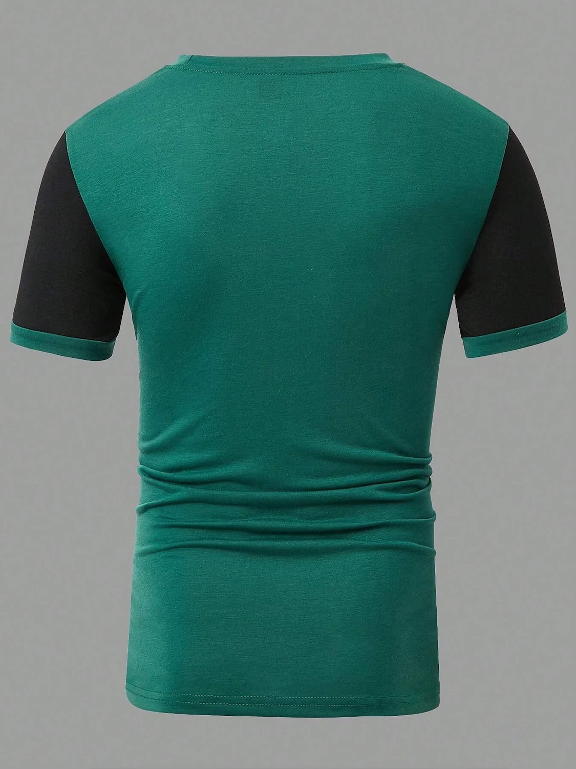 Men's Tee Short Sleeve Shirt Tee Top Short Sleeve Crewneck Spring &  Fall Letter Print Fashion Designer Color Block Vacation Street Going out Green Top Tee for Men 2025 - $10.99 –P2