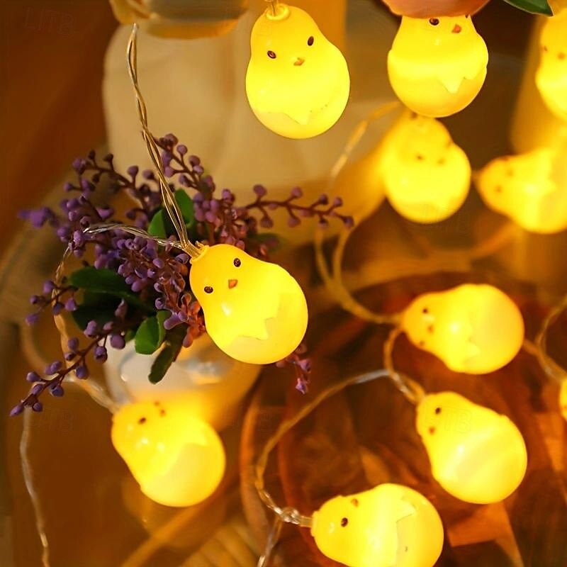 3m-20led πασχαλινό πασχαλινό πασχαλινό αυγό εκκόλαψη κορδόνι φωτάκι γκόμενα ααα κουτί μπαταρίας τροφοδοτικό πασχαλινό πάρτι δείπνο εορταστική ατμόσφαιρα διακόσμηση ελαφρύ κορδόνι 2025 - $11.49 –P7