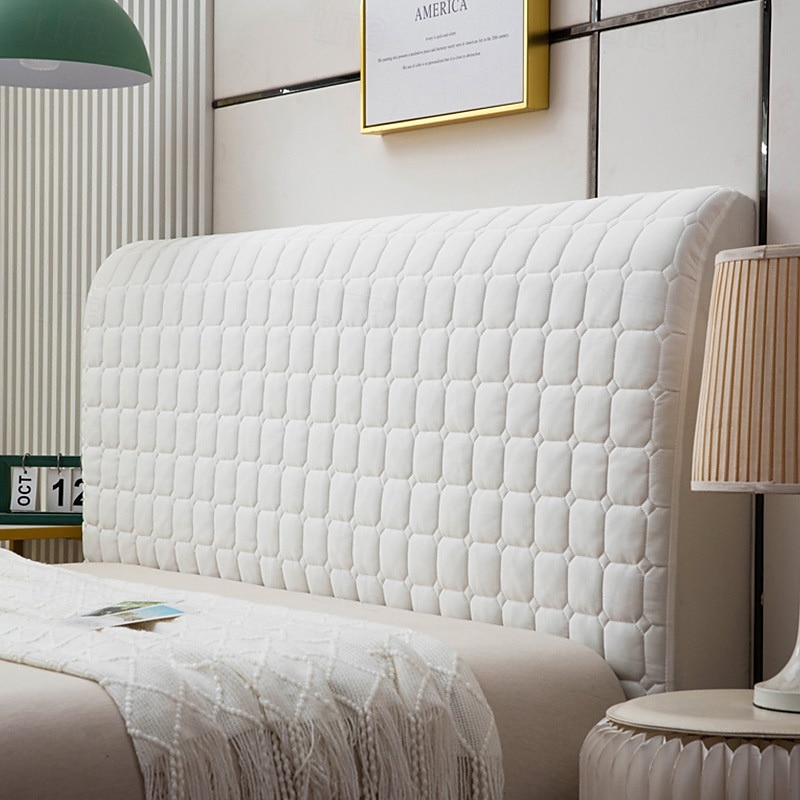 Bett Kopfteil Abdeckung Slipcover Staubdicht Dehnbares Dicken Bett Kopf Polsterungsschutzabdeckung Waschbare Kühlkopfteil Schutzabdeckung 2025 - $34.99 –P2