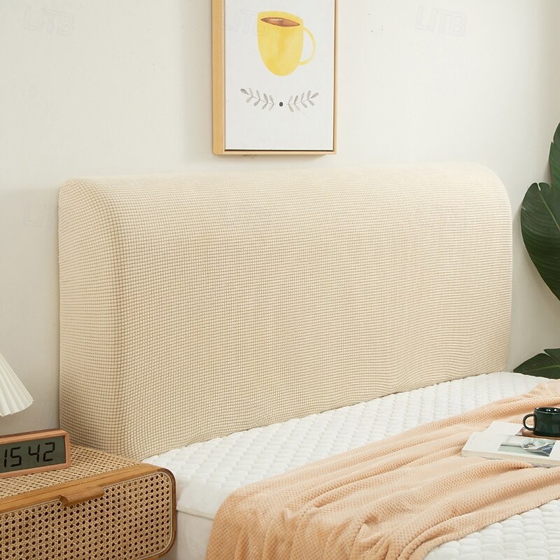 Elastic Double Bed Headboard Cover Corn Velvet for Bed Room Hotel Protection Dust Bedhead Cover 2025 - $19.99 –P8