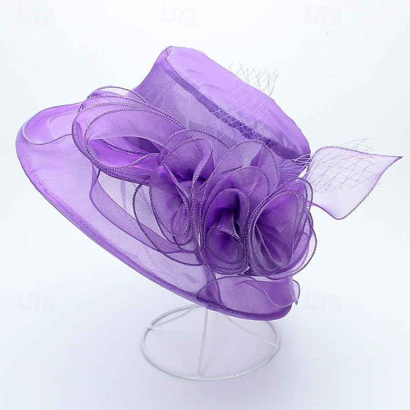 Klobouky Polyester Sluneční klobouk Ležérní Dovolená Plážové Elegantní Vinobraní Roztomilý S Květiny Přílba Pokrývky Hlavy 2026 - $16.49 –P10